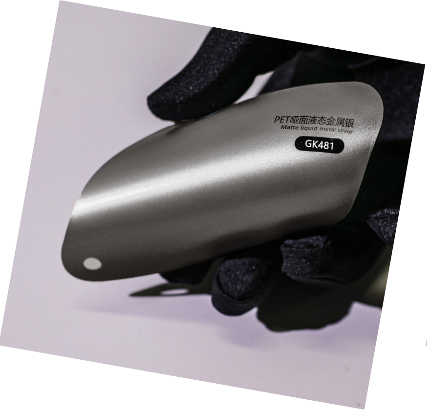 PET Matte Liquid Metal Silver