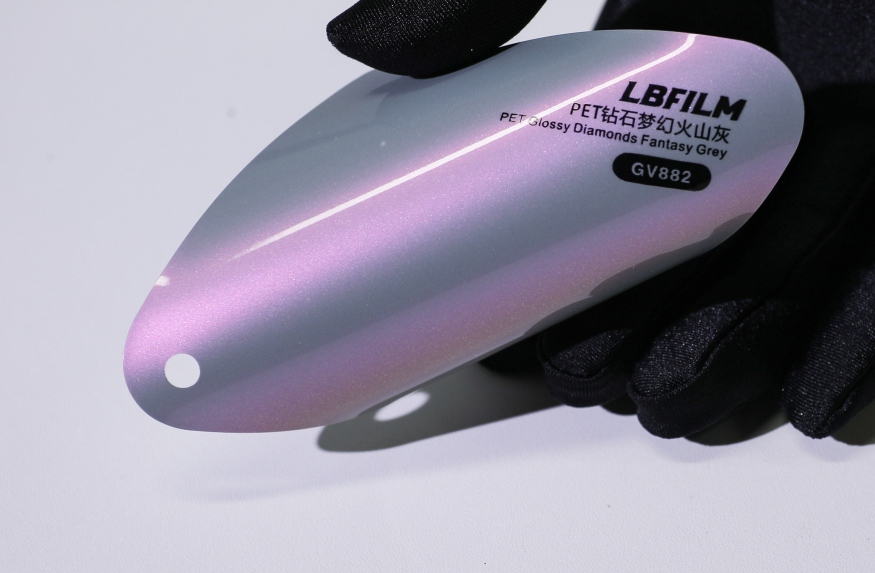 PET Glossy Diamonds Fantasy Grey